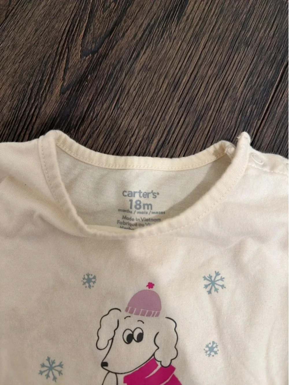 2 baby girl onesies one 18M and 12-18M carters and bundles baby place